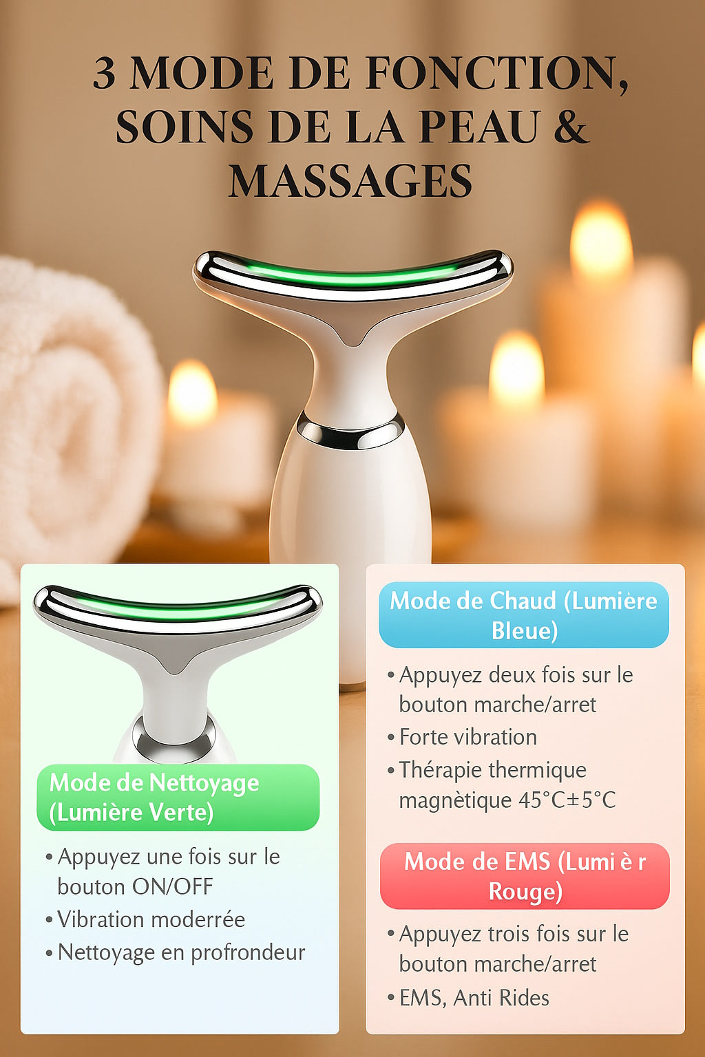 AROMALIFT™ – Le lifting LED inspiré des soins haut de gamme