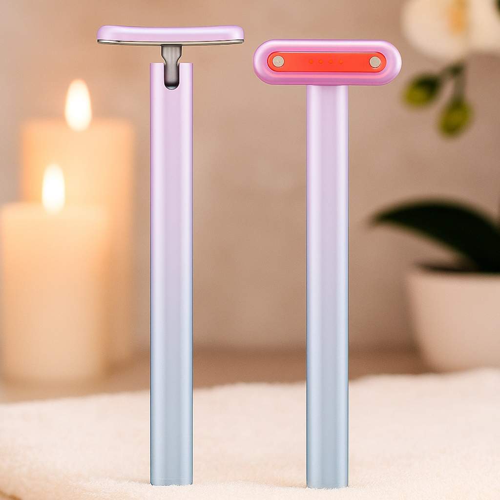 3DERM™ - Baguette anti-âge à microcourants & lumière rouge pour raffermir et lisser la peau