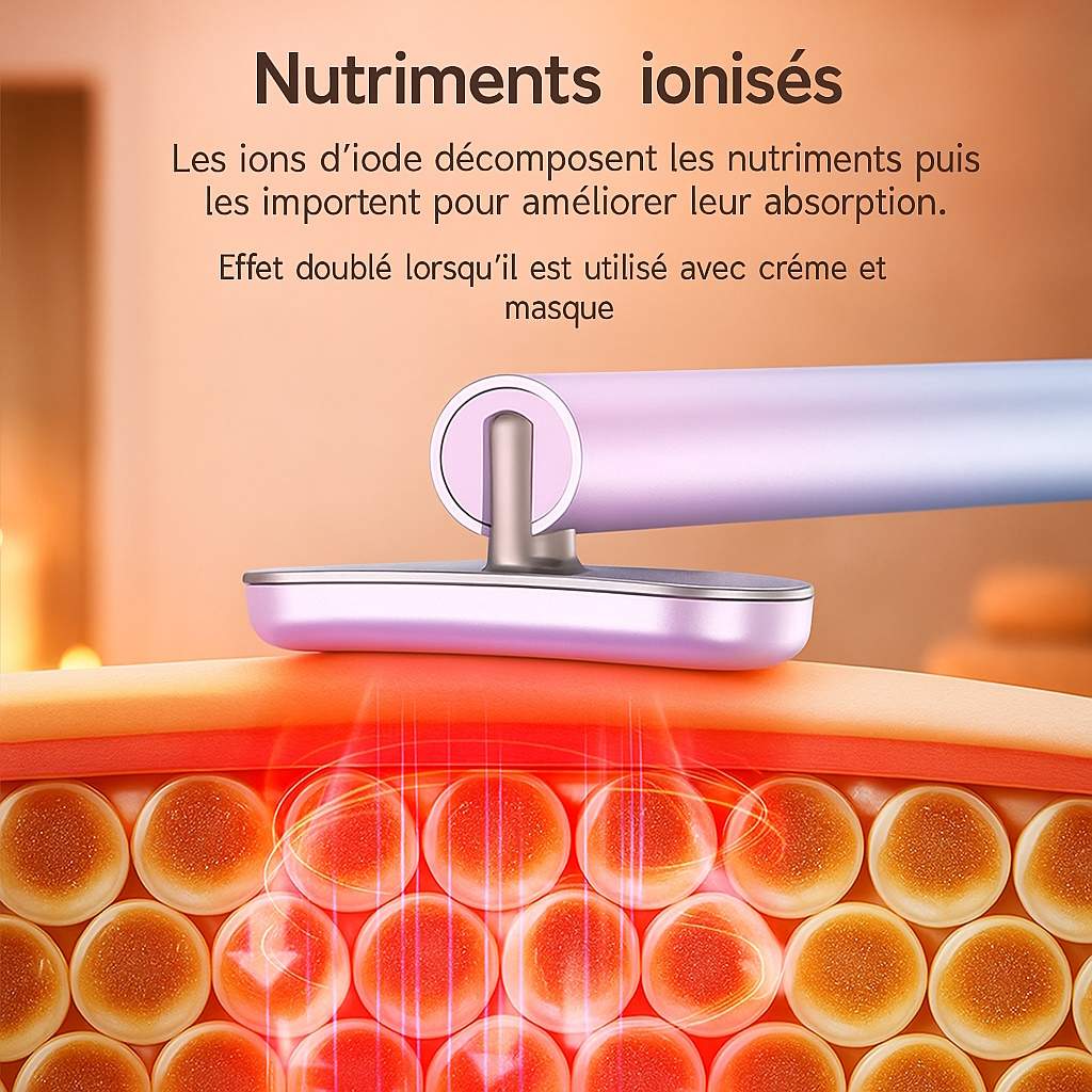3DERM™ - Baguette anti-âge à microcourants & lumière rouge pour raffermir et lisser la peau
