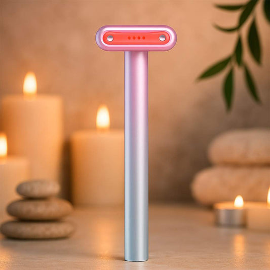 3DERM™ - Baguette anti-âge à microcourants & lumière rouge pour raffermir et lisser la peau