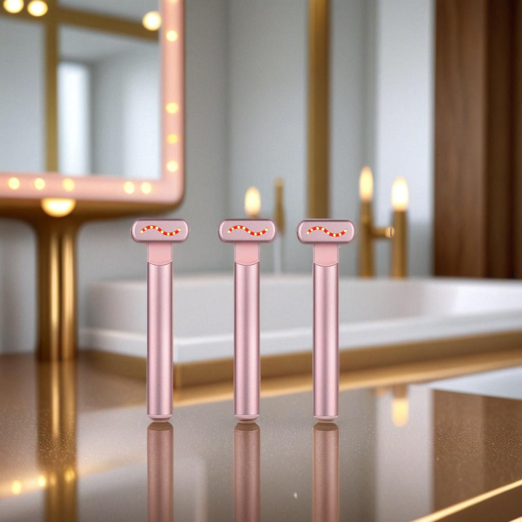 DERMANEW™ - Baguette faciale anti-âge 4 en 1 - thérapie par lumière rouge