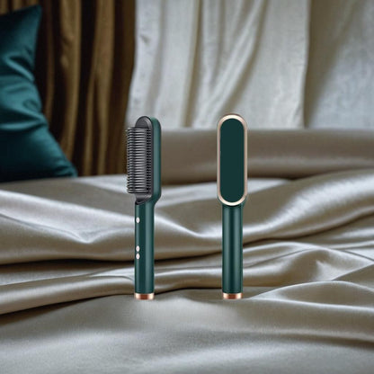 GLAMIS™ - Brosse lissante 2-en-1 pour cheveux